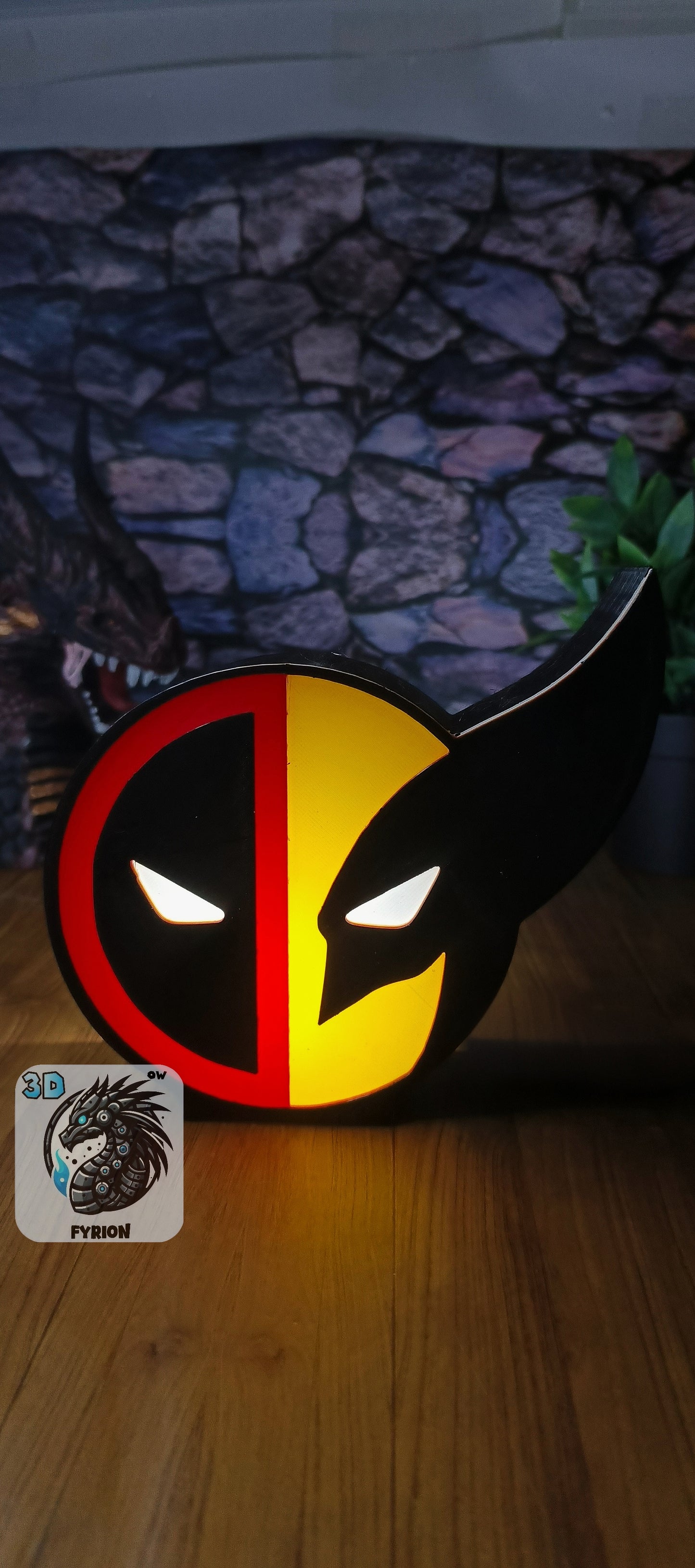 Lámpara Deadpool X Wolverine