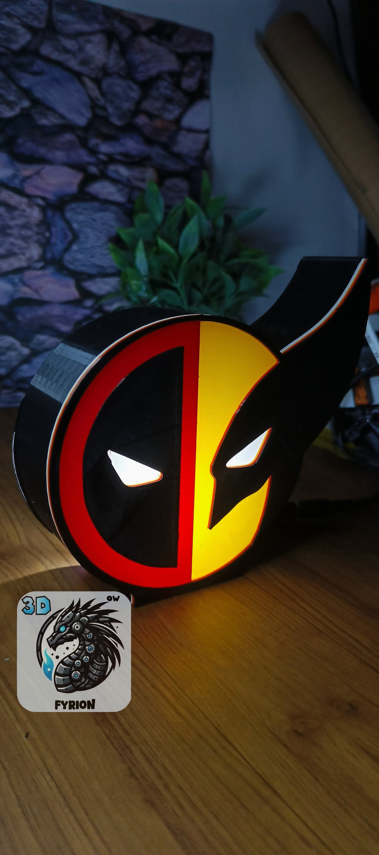 Lámpara Deadpool X Wolverine